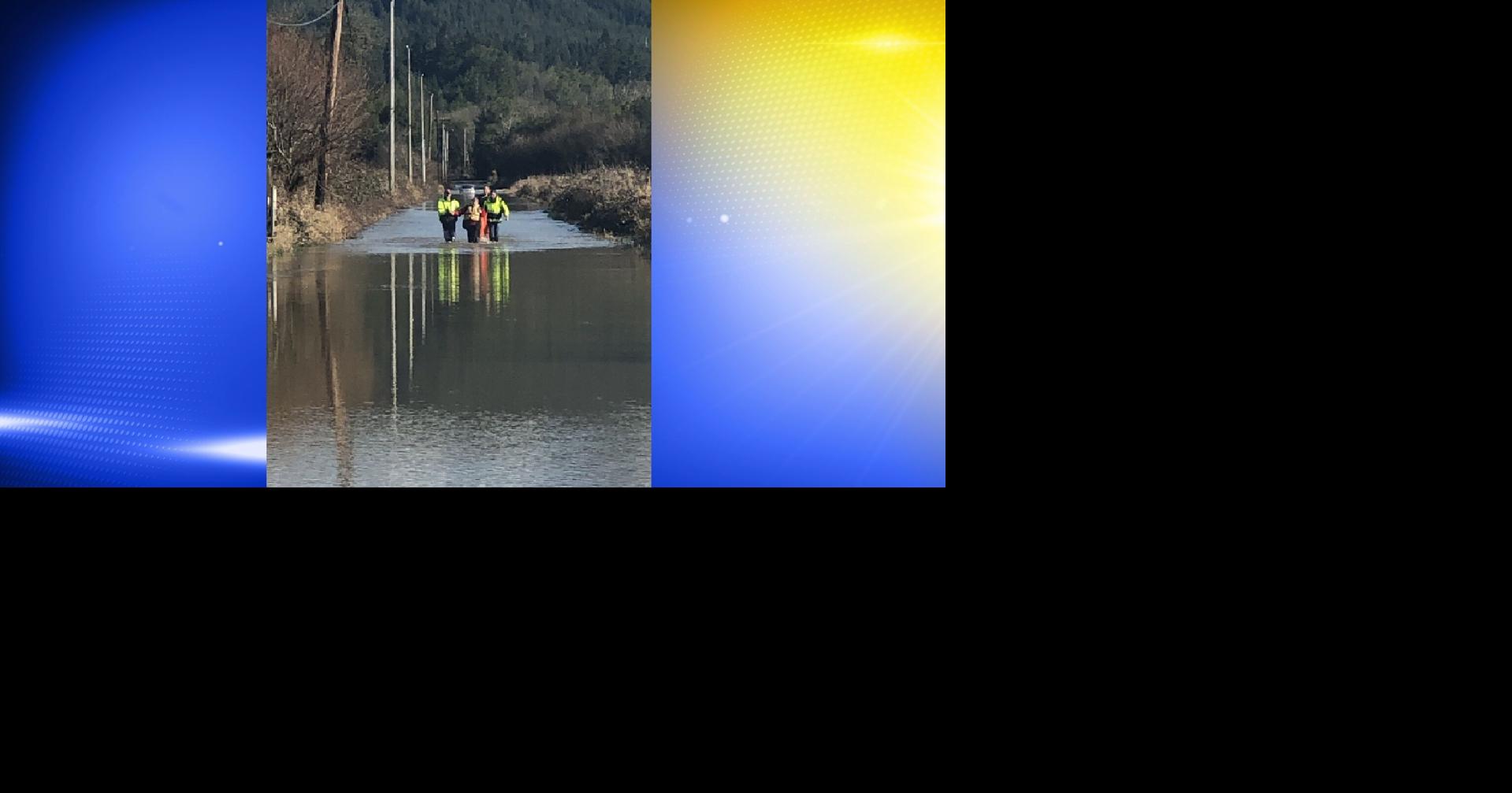 Coos County first responders help driver escape flooded road | News ...
