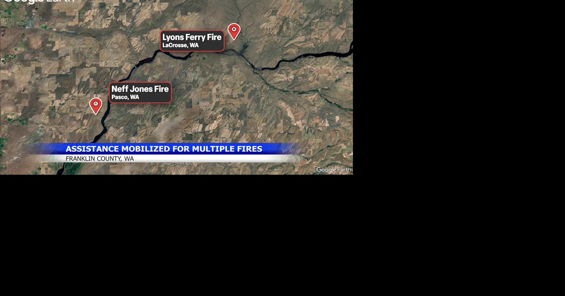 Lyons Ferry fire continues to grow