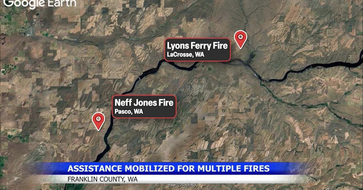 Lyons Ferry fire continues to grow