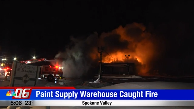 Update On Paint Store Fire One Firefighter Hurt Authorities