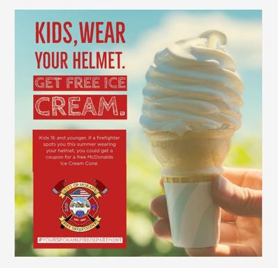 Spokane Fire Department celebrates National Ice Cream Cone ...