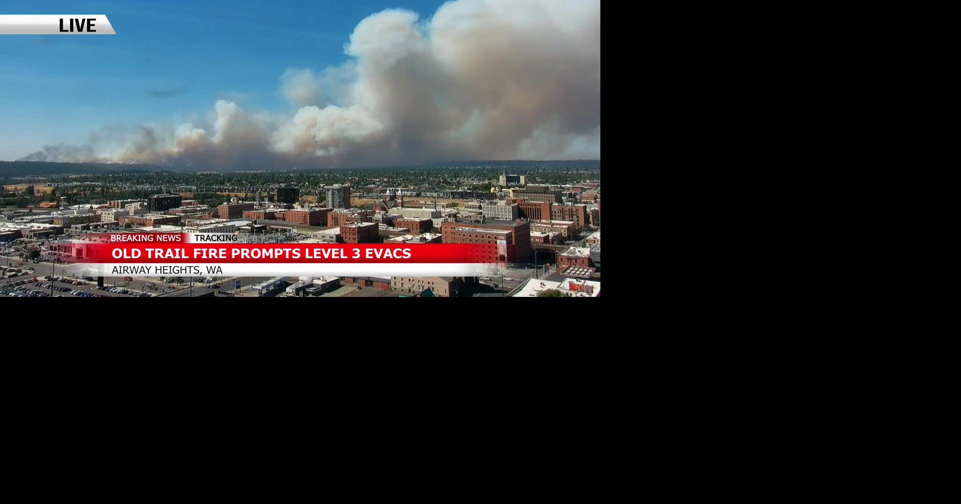 BREAKING: Old Trails Fire jumps Spokane River