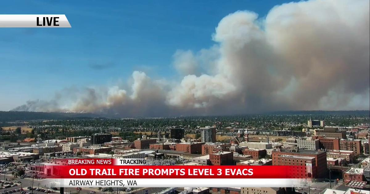 BREAKING: Old Trails Fire jumps Spokane River