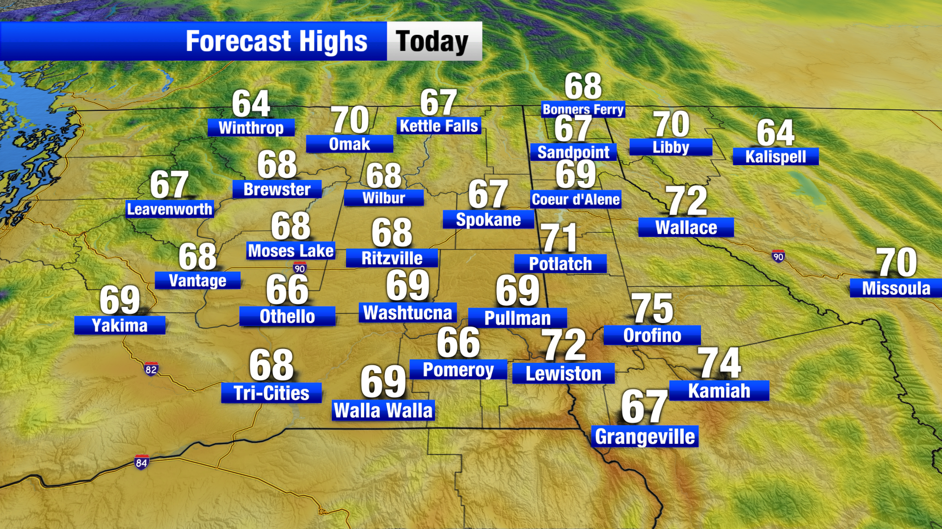 One more day of quiet October weather before shower chances return on ...