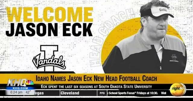 Idaho Hires South Dakota State Offensive Coordinator Jason Eck As Head Football Coach Spokane 8744
