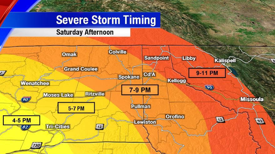 Prepare For Severe Thunderstorms Tonight | Weather | Khq.com