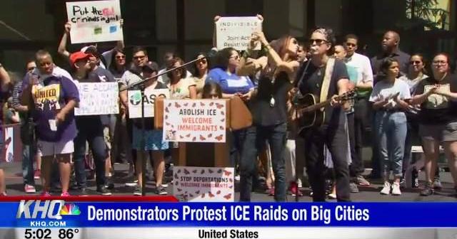 Protests across the nation occur before ICE raids begin | Spokane News ...