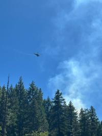 Crashed military aircraft sparks wildfire near Rimrock Lake in Yakima County