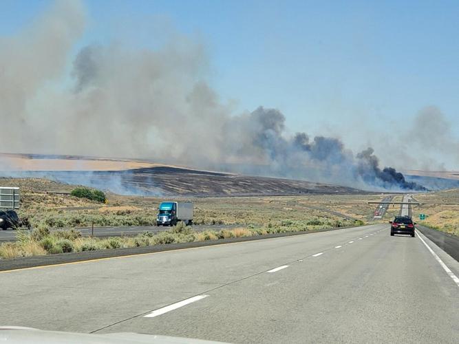 UPDATE 2,100 acre Lind Fire 90 contained Washington Wildfires