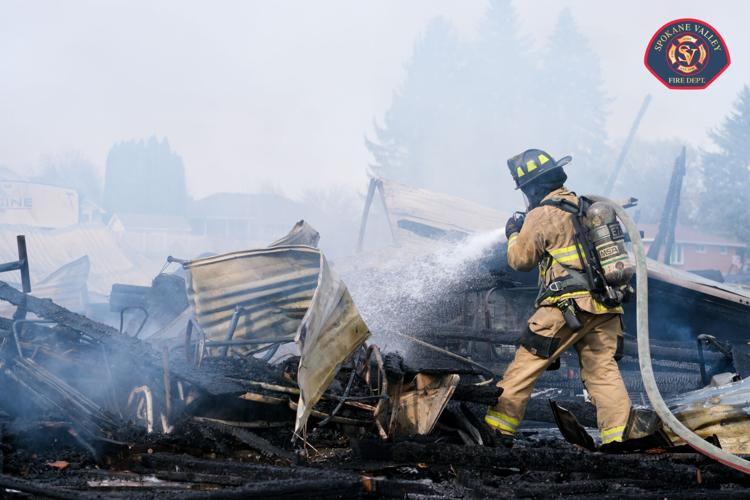 Crews tackle structure fire on East 24th Avenue in Spokane Valley ...