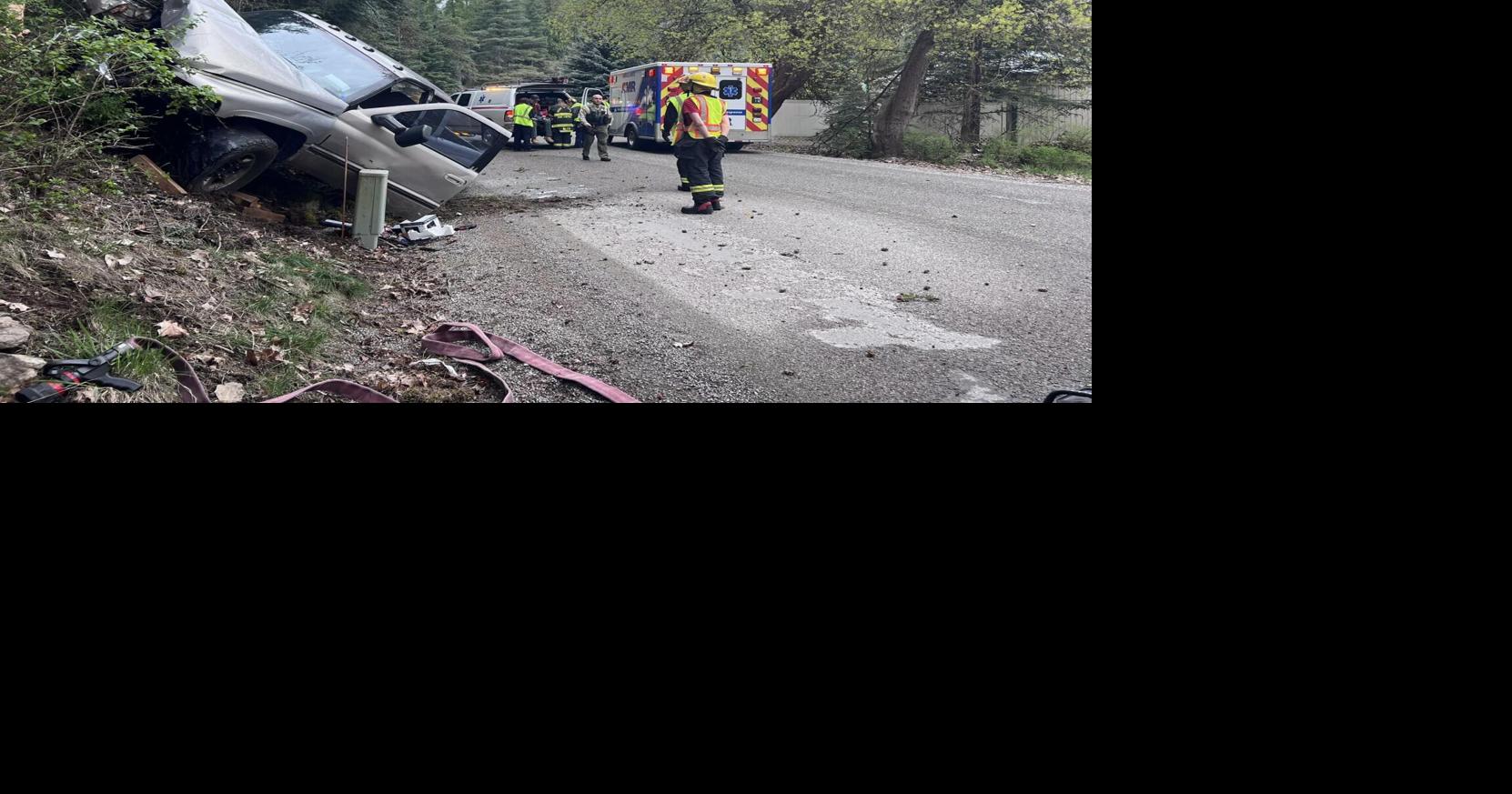 One person injured after pickup truck crashes into tree in Newman Lake ...