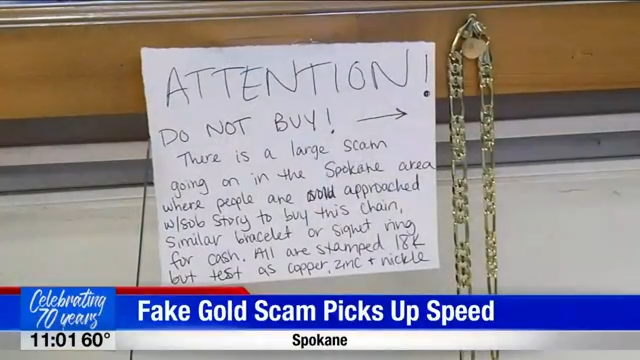 Scammers peddling fake gold target people in public places in Billings area