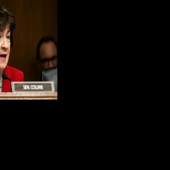 US Senator Susan Collins, Republican from Maine seen during a Senate hearing in March 2025