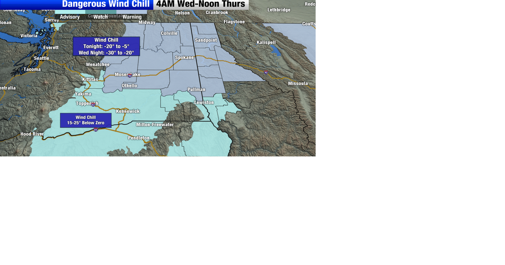 Snow Moves Out, Dangerously Cold Temperatures Move In | | khq.com