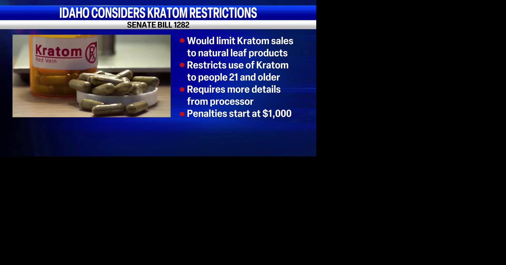 Idaho lawmakers introduce bill to regulate kratom sales statewide
