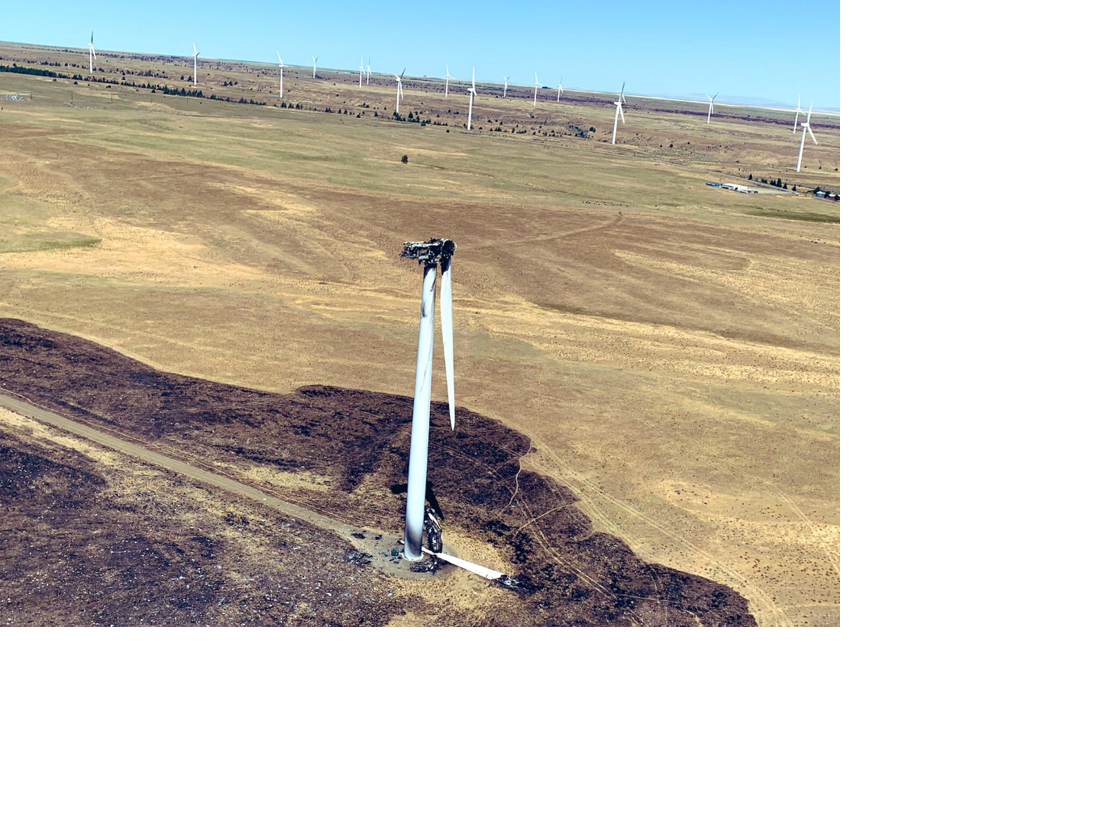 UPDATE Juniper Fire burning south of Bickleton, Washington reportedly