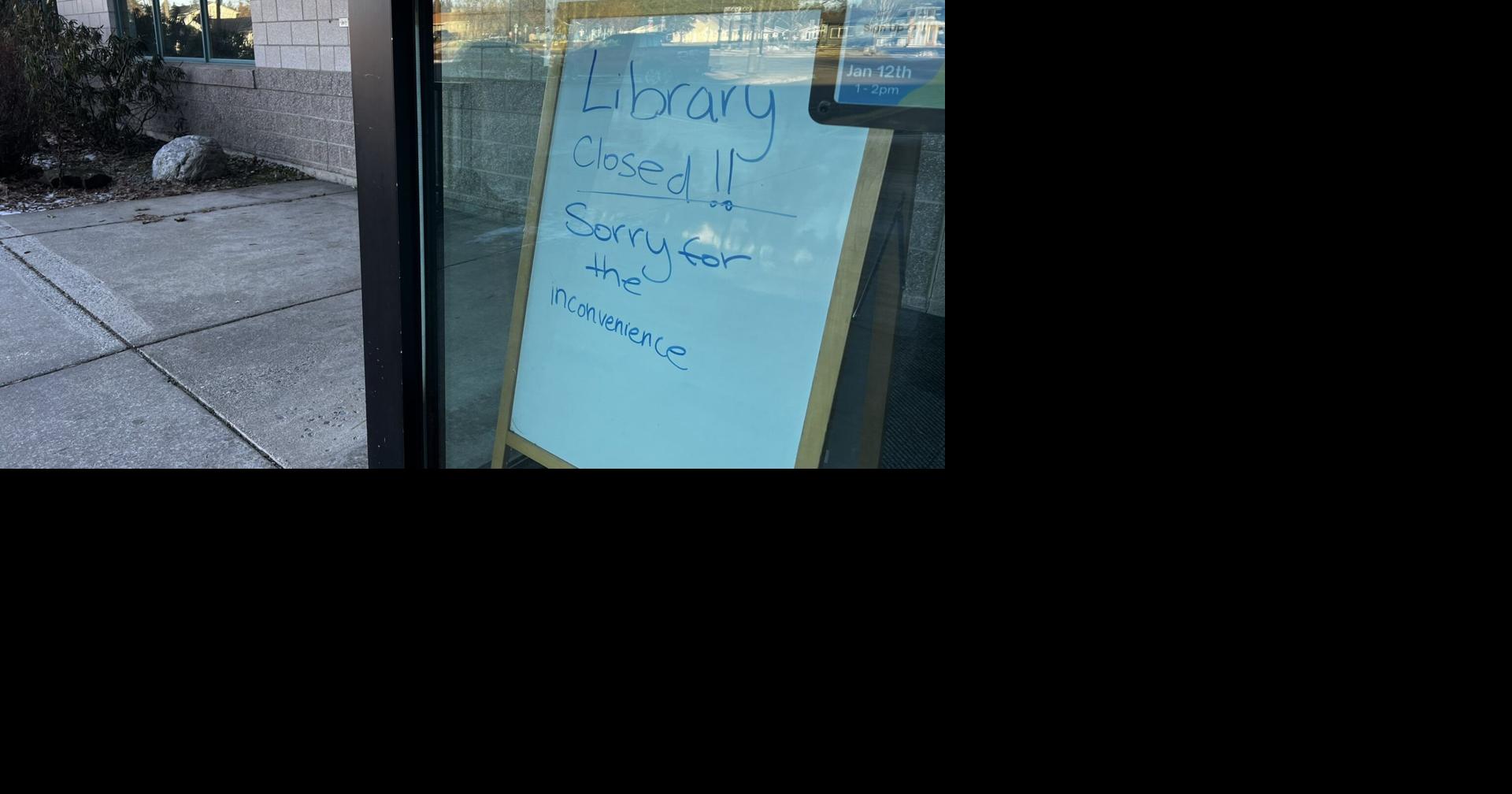 Post Falls Library closes after waterline break Spokane News