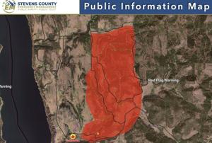 Bradeen Hill Fire in Stevens County burns more than 4,000 acres, reaches 92% containment