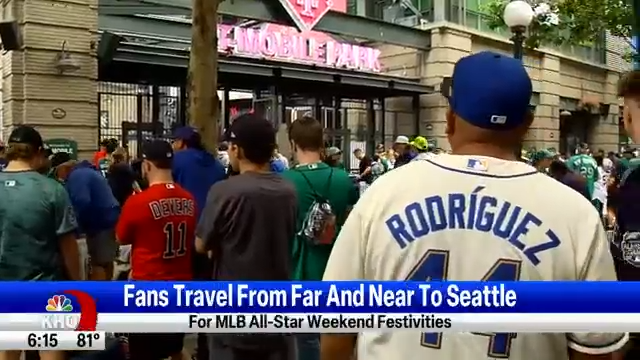 Baseball fans come from near and far for All-Star Week in Seattle, Nonstop  Local Sports