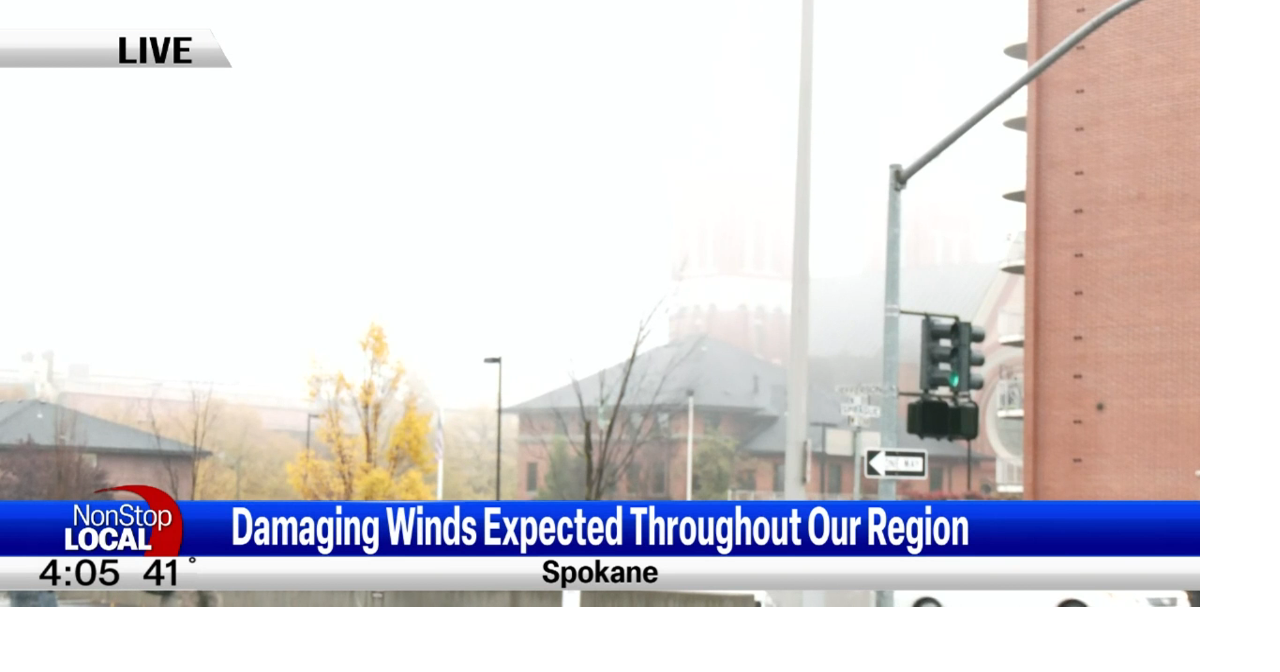 Low visibility, wind, snow and rain cause traffic impacts across the