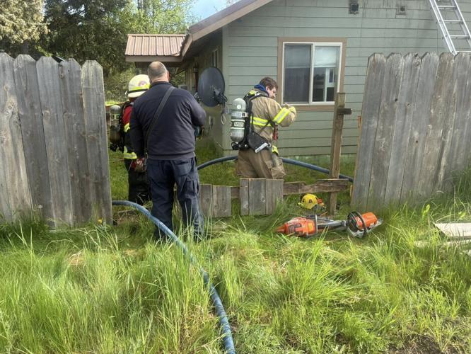 Family displaced after lightning sparks house fire on Highway 20 in ...