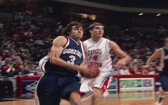 Adam morrison best sale gonzaga jersey