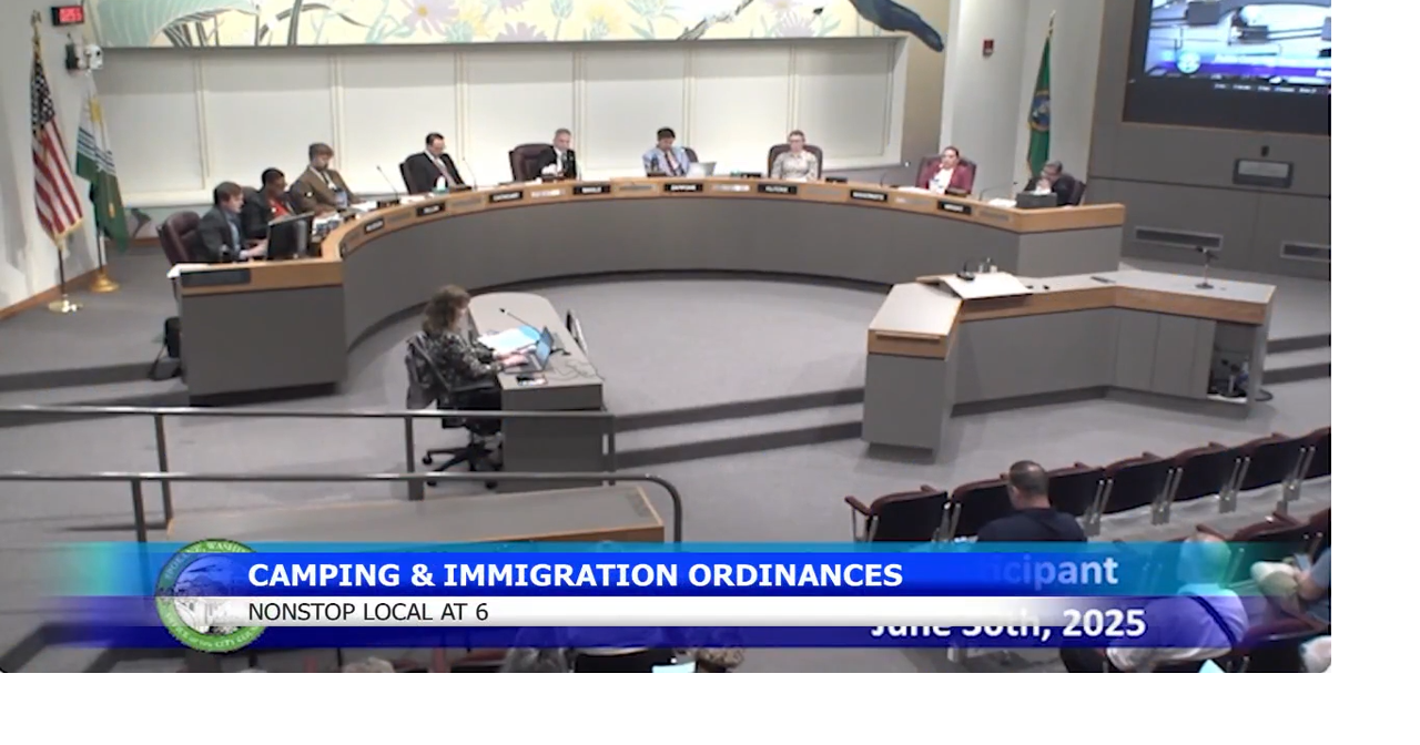 Spokane City Council debates public camping and immigrant protection ordinances