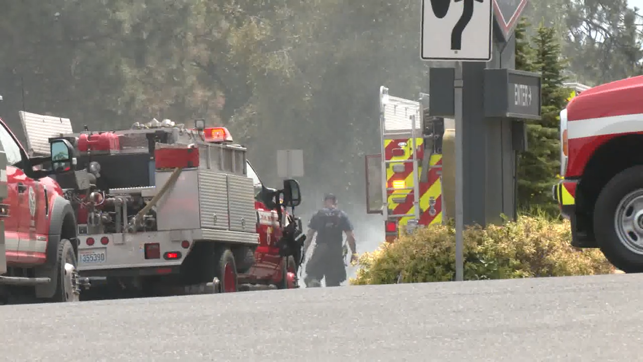 Spokane Firefighters Respond To Brush Fire On Sunset Highway | Spokane ...