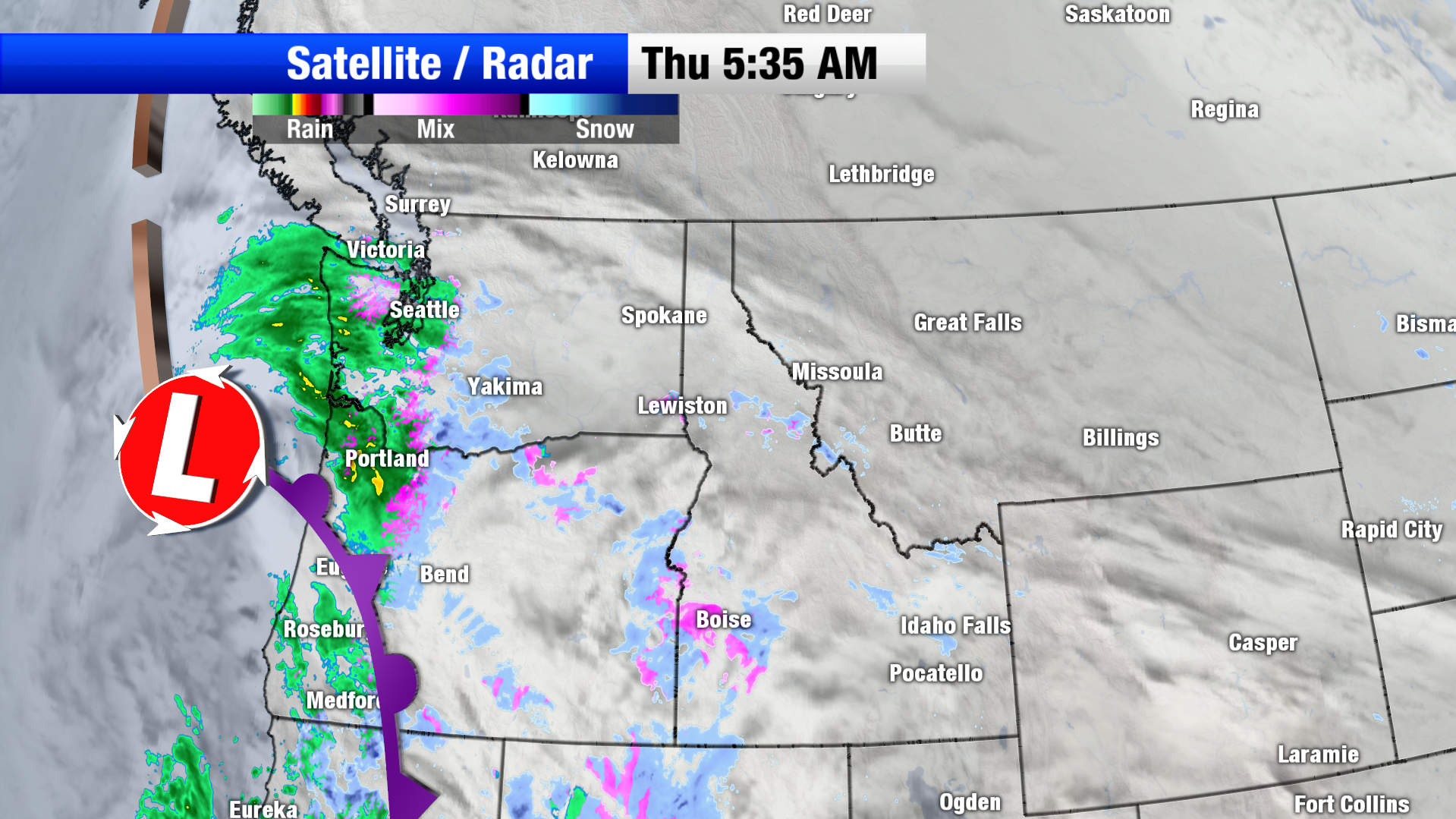 Next System Brings Winter Weather Across The Inland Northwest | Weather ...