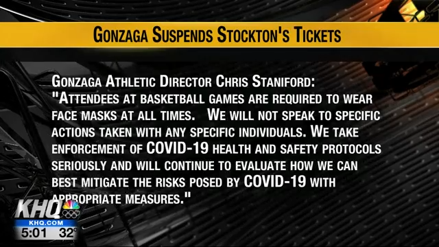 Covid-19: Gonzaga University suspends John Stockton's season tickets over  his defiance of mask mandate