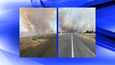 Entire town of Lind being evacuated, 10 homes already lost to quick-moving wildfire