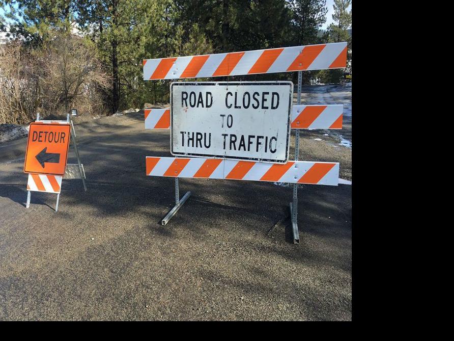 UPDATE Road closures in Spokane County News