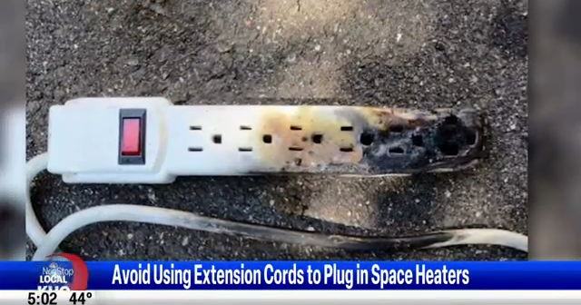 SAFETY ALERT: Do not use extension cords to plug in space heaters