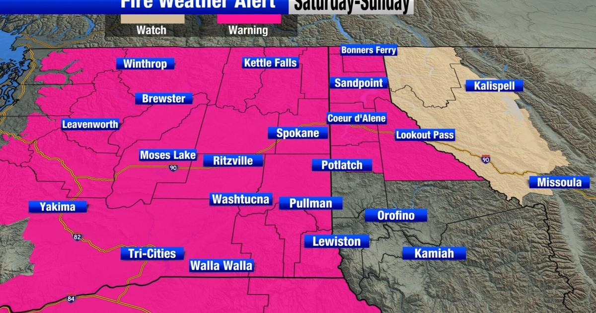 Elevated fire danger for the weekend