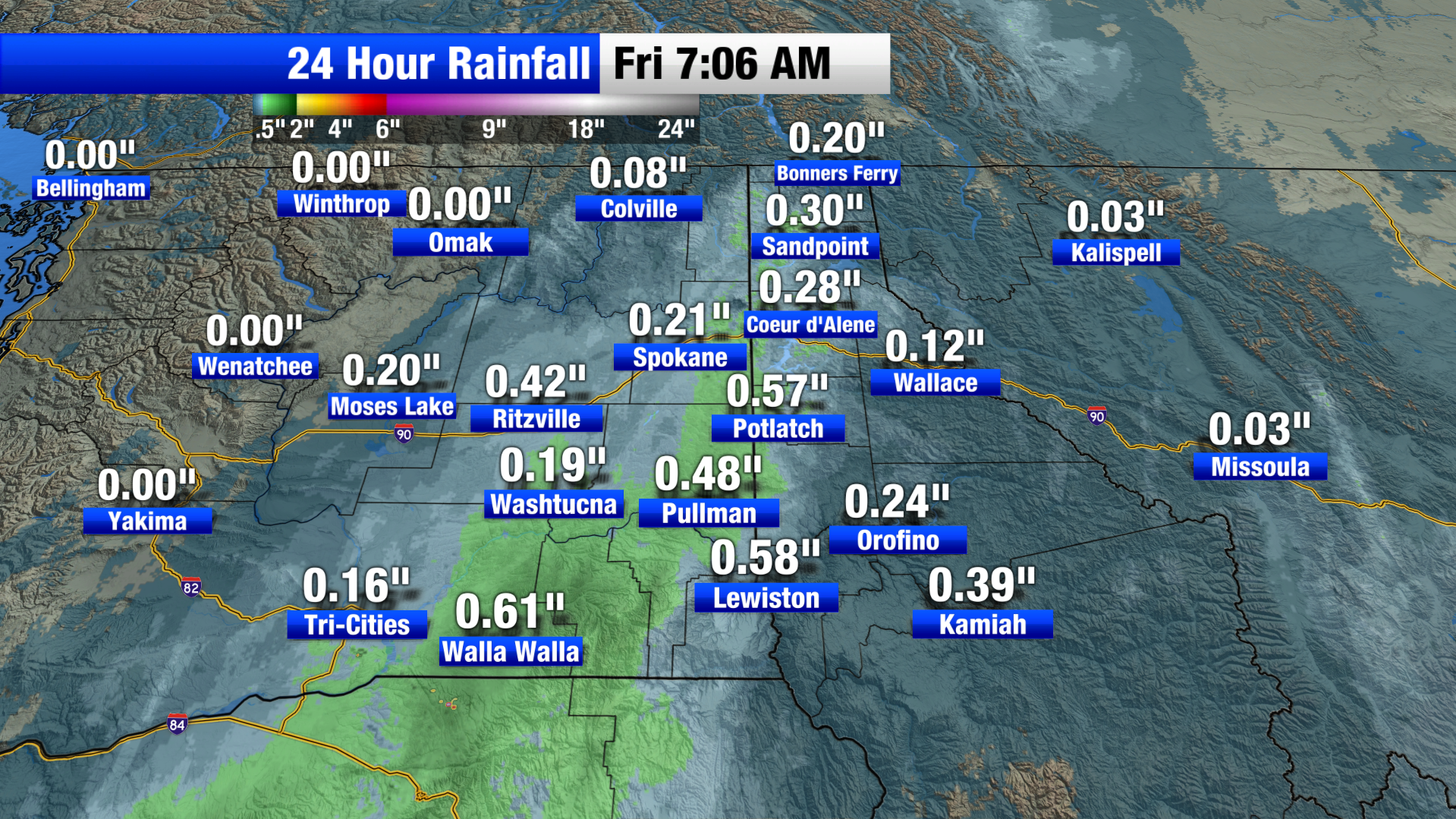 As the showers clear and winds calm, quiet but cold weather arrives for ...