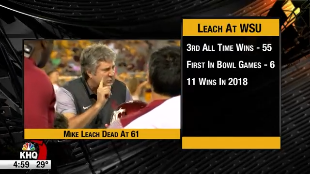 There will never be another Mike Leach': Former WSU Football head coach dies at 61 | News There will never be another Mike Leach': Former WSU Football head coach dies at 61 | News