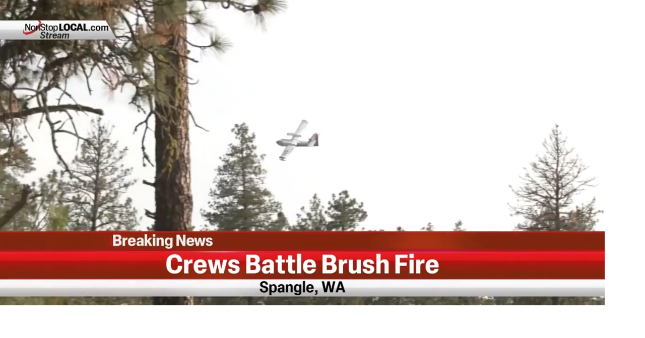Fire crews responding to brush fire near Spangle Spokane News