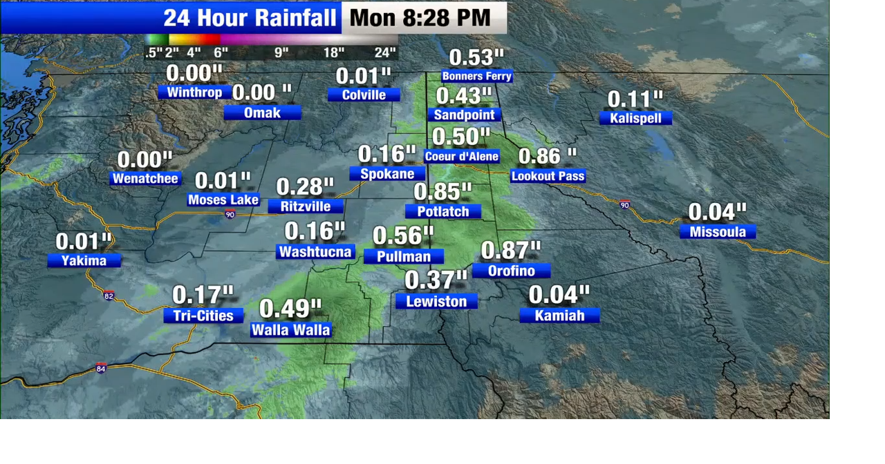 Inland Northwest sees significant rain, cooler temperatures ahead ...