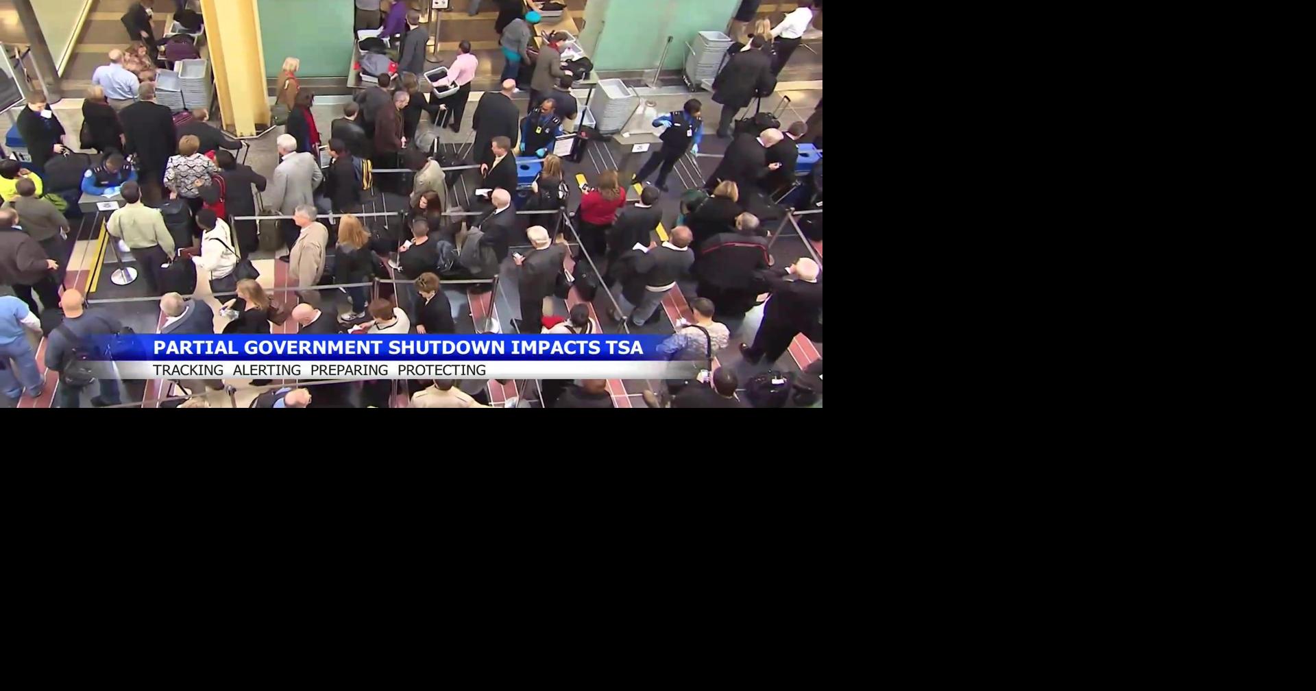 Travelers experience long TSA lines amid government shutdown