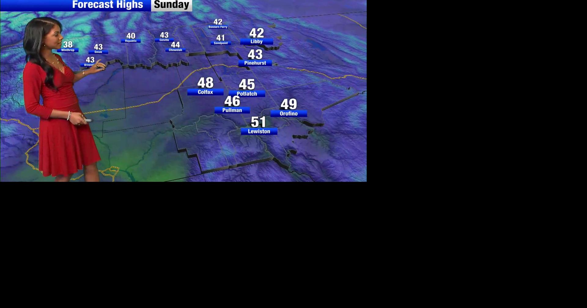 Above average temperatures today and rain | Weather | khq.com