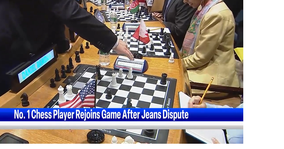 Denim dispute shakes up chess dress code and other unusual rules in sports