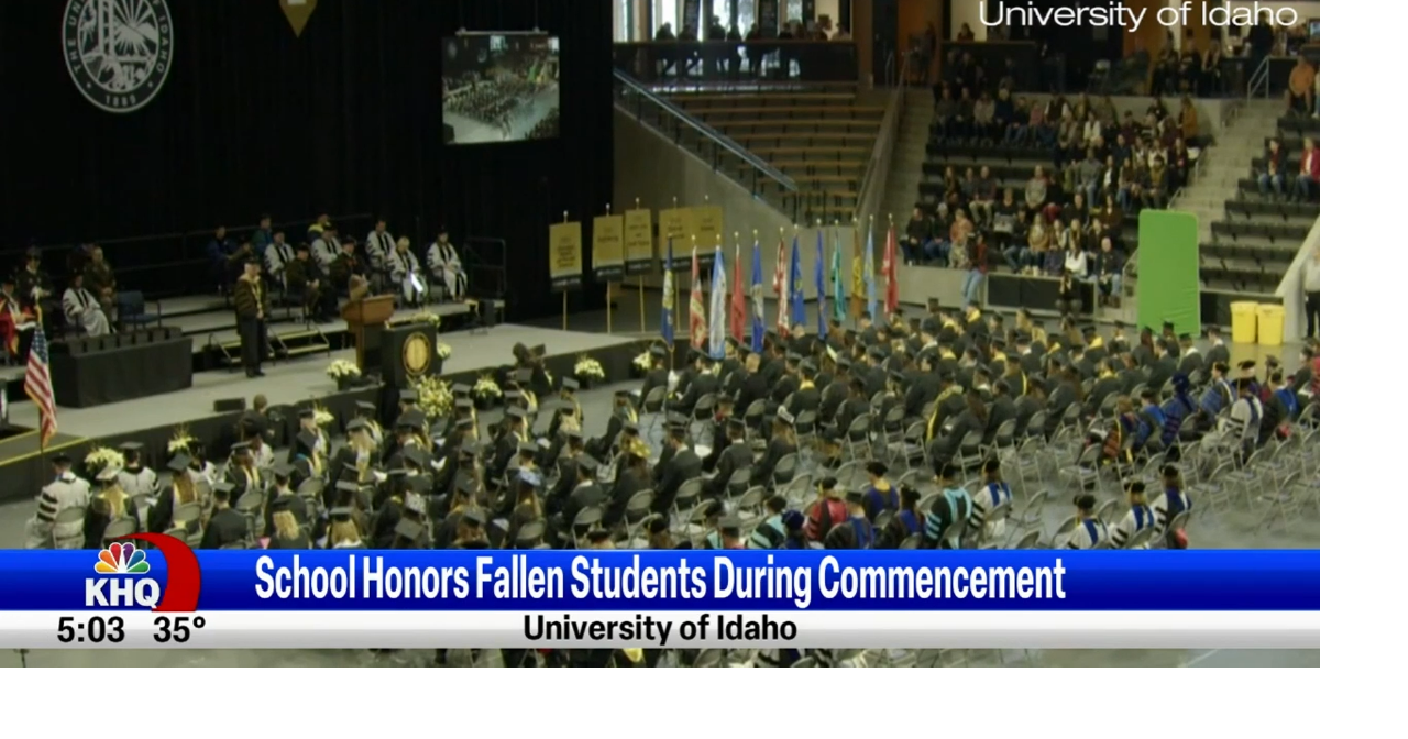 University of Idaho honors fallen students during winter commencement