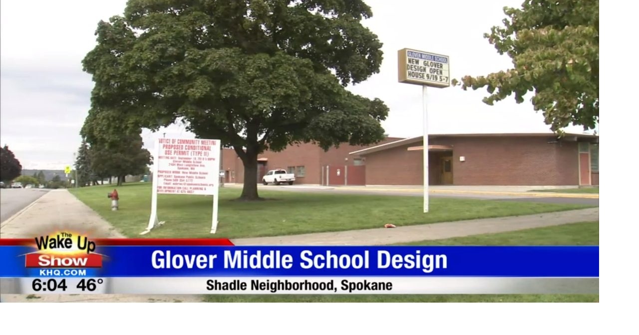 Glover Middle School design open house happening Thursday Spokane