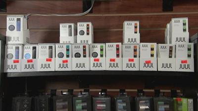how many cigarettes in a pod of juul DYK...One Juul pod contains as much nicotine as a pack of cigarettes. Side  effects include increased heart rate and blood pressure, lung disease,  chronic bronchitis and insulin resistance leading to type 2