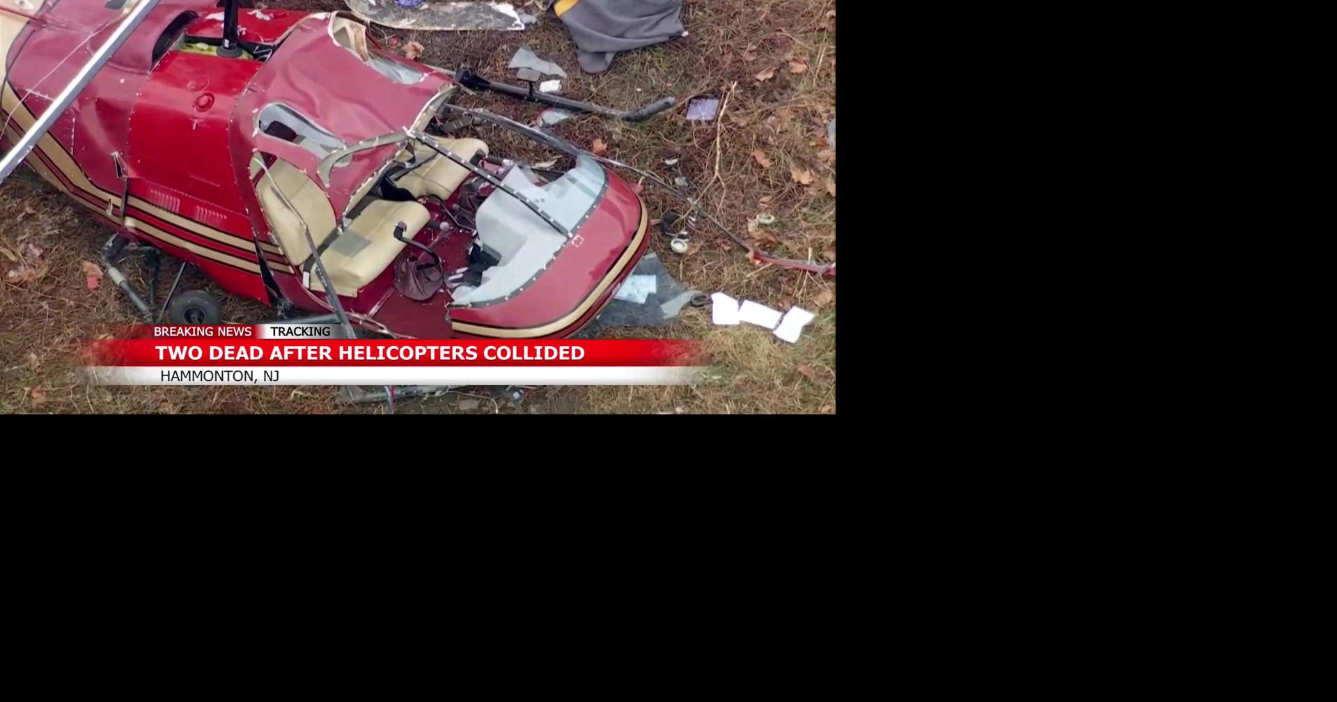 Helicopter pilots ID'd after collision in New Jersey