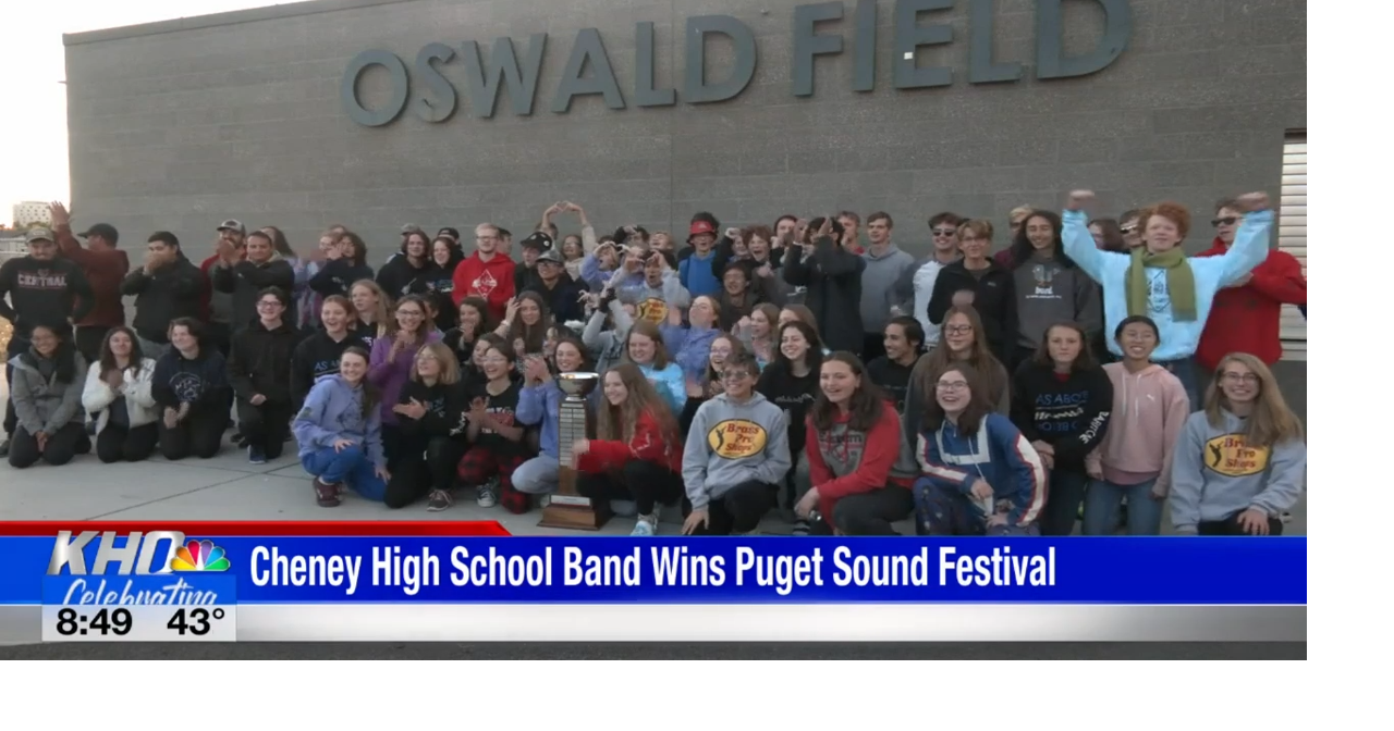 Cheney High School marching band wins Puget Sound Festival of Bands