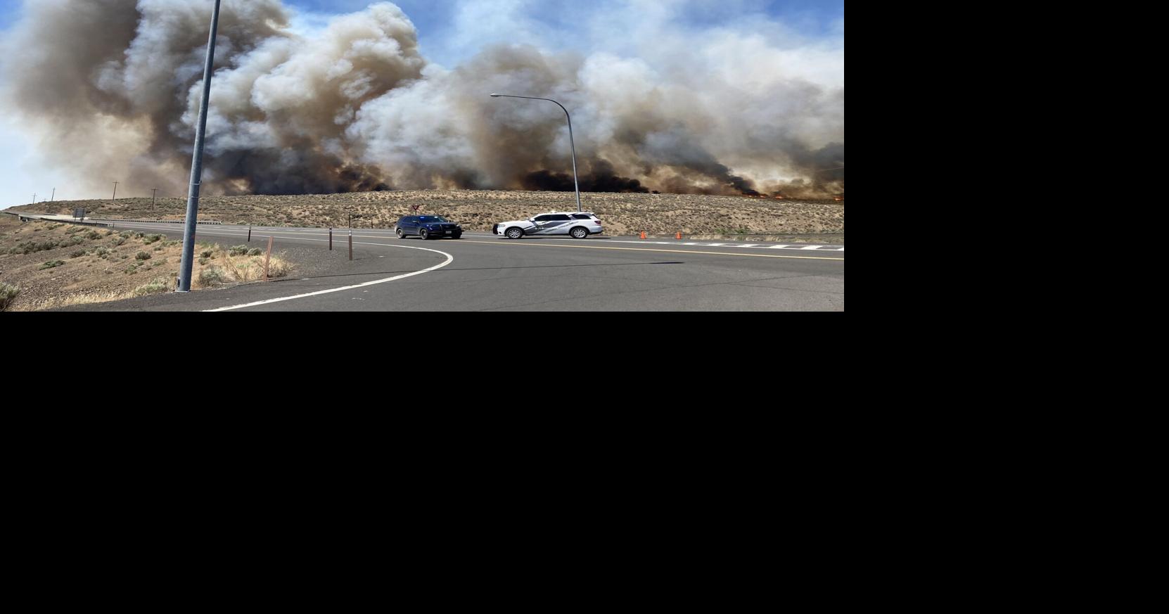 UPDATE 2,100 acre Lind Fire 90 contained Washington Wildfires