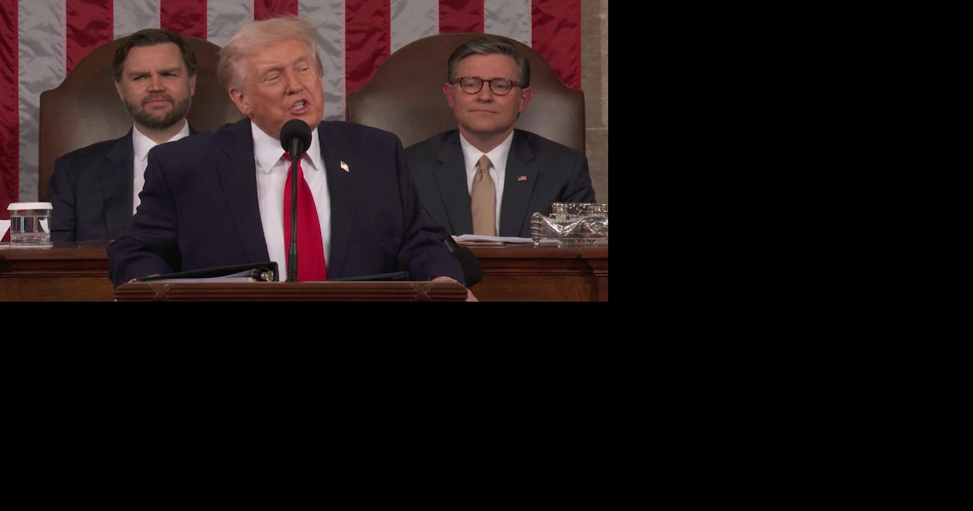 President Trump touts economic wins during State of the Union address ...