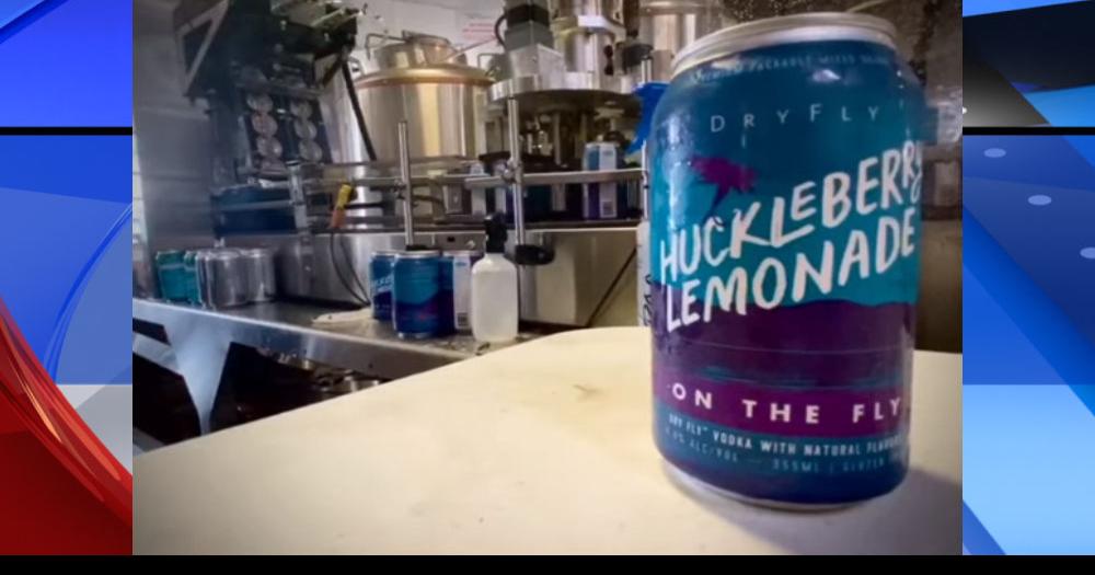 Dry Fly Distilling unveils new huckleberry lemonade canned cocktail