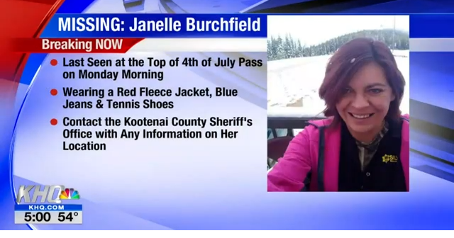 MISSING: Kootenai County Sheriff's Office searching for Janelle ...